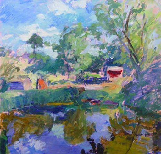 Nắng Xuân Henry Finkelstein Pond Sunny Day